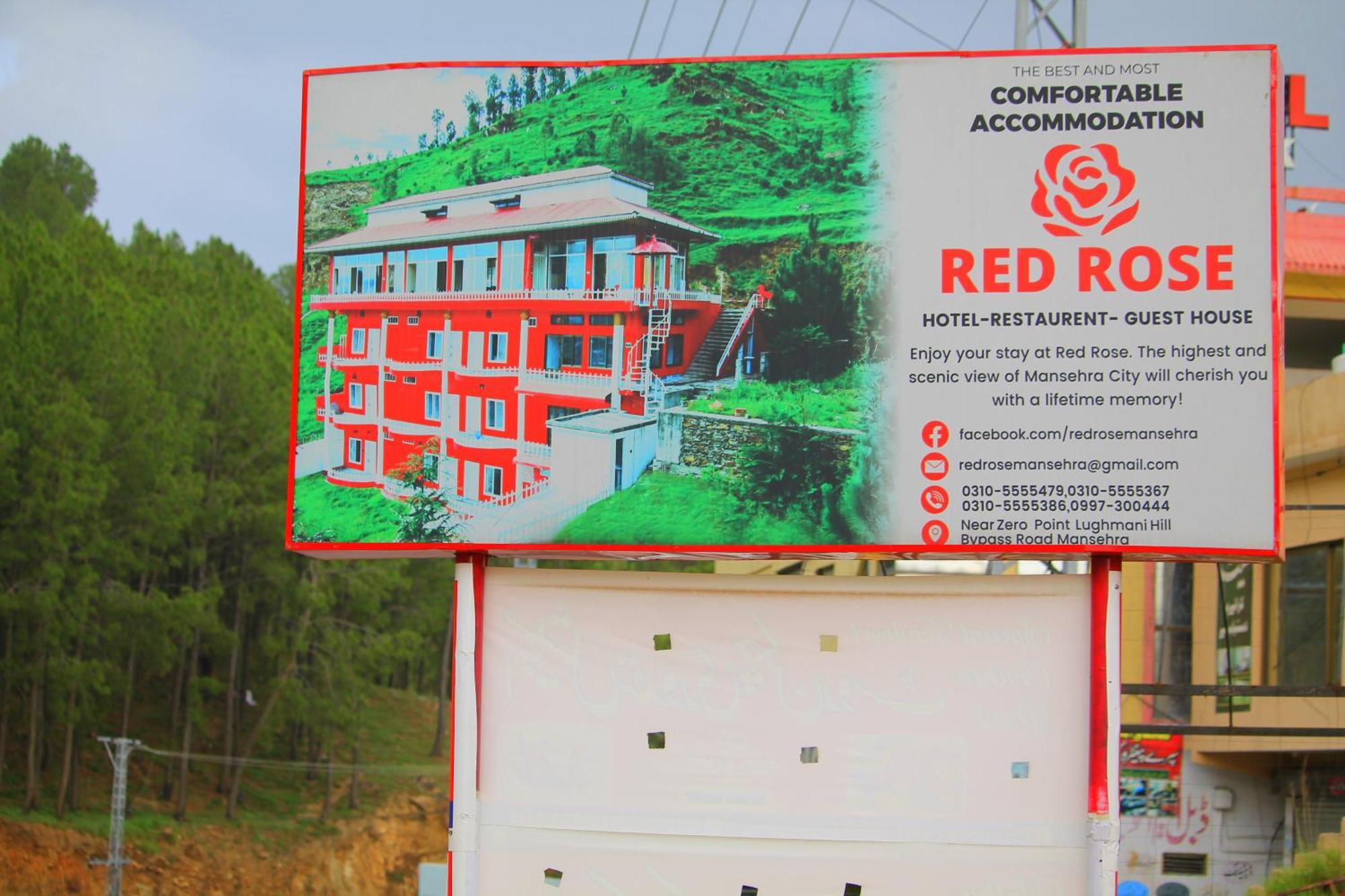 Red Rose Hotel & Resort Mansehra Exterior foto